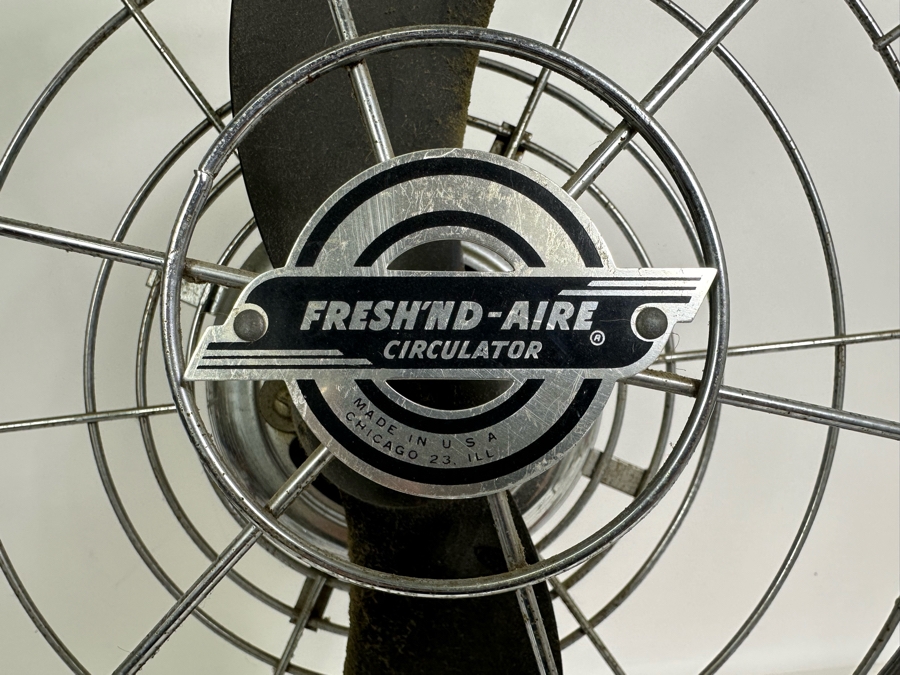 Vintage Fresh'nd-Aire General Electric Motor Fan Model 1700 Not Working 19W X 23H [Photo 3]