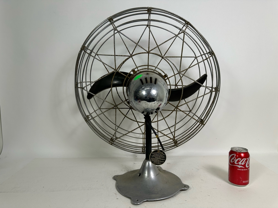 Vintage Fresh'nd-Aire 'Special' General Electric Motor Fan Model 20 Not Working 22W X 25H [Photo 4]
