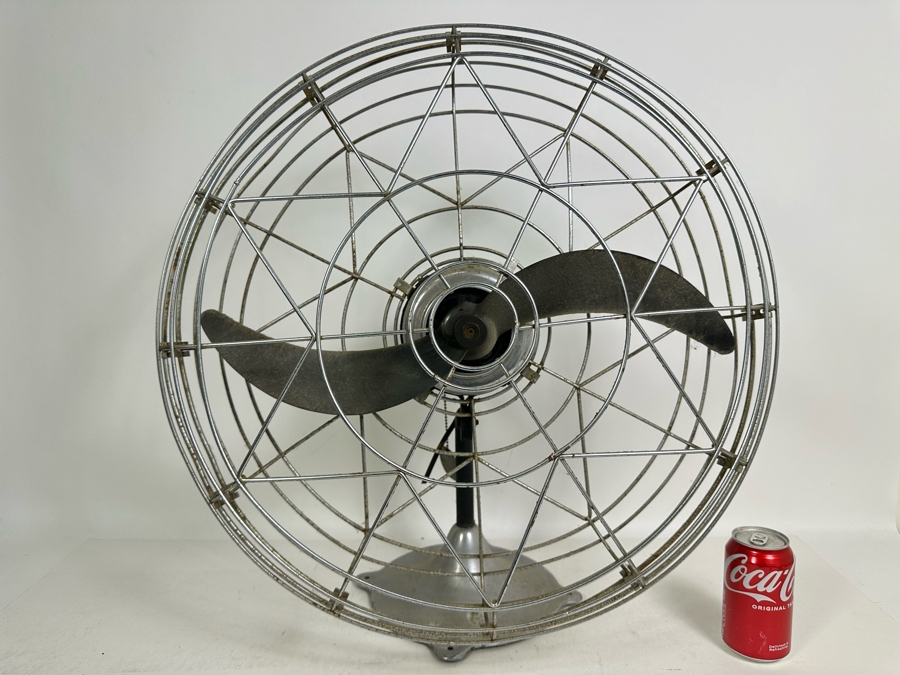Vintage Fresh'nd-Aire 'Special' General Electric Motor Fan Model 20 Not Working 22W X 25H
