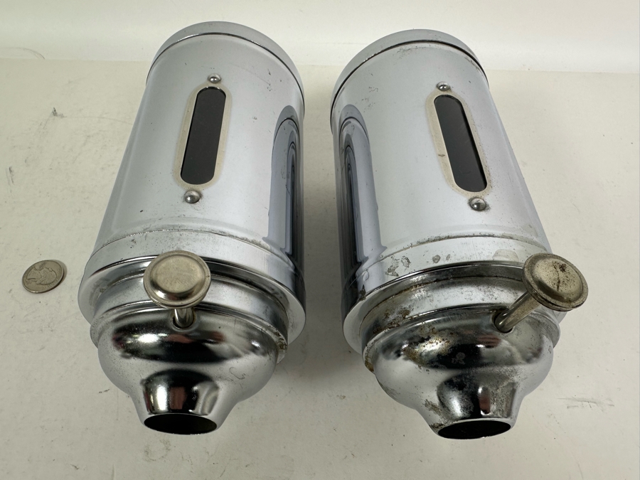 Pair Of Chrome Wall Mounted Dispensers 8H [Photo 3]
