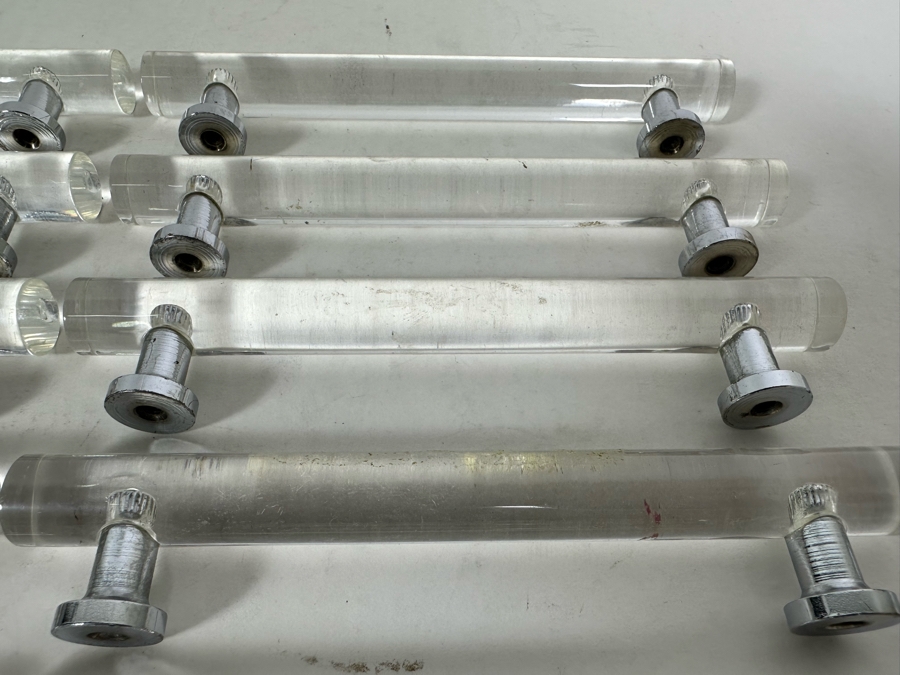(14) Vintage Lucite Pulls 6 X 1 1/8 [Photo 4]