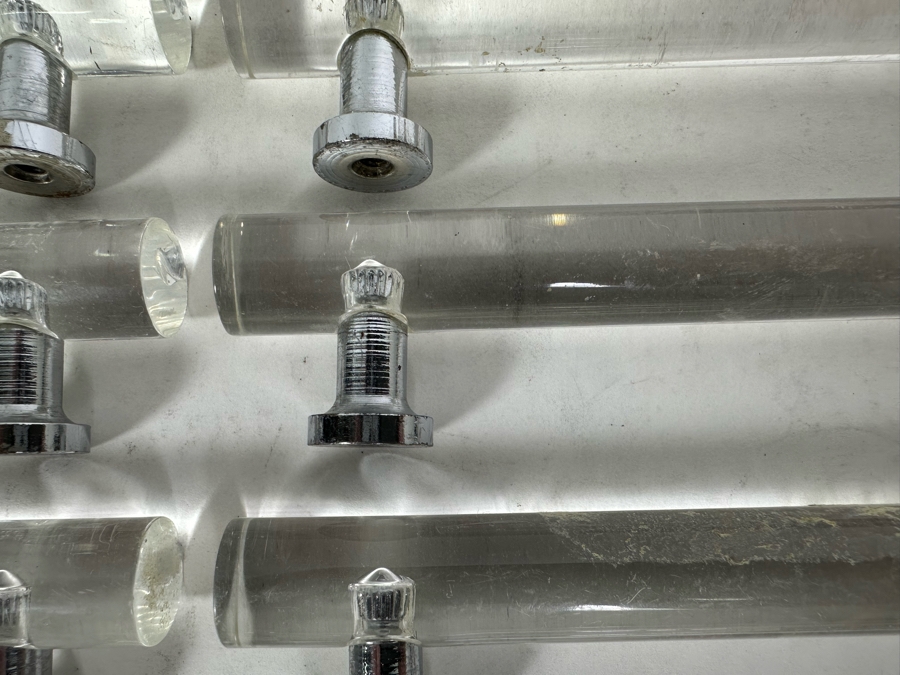 (14) Vintage Lucite Pulls 6 X 1 1/8 [Photo 5]