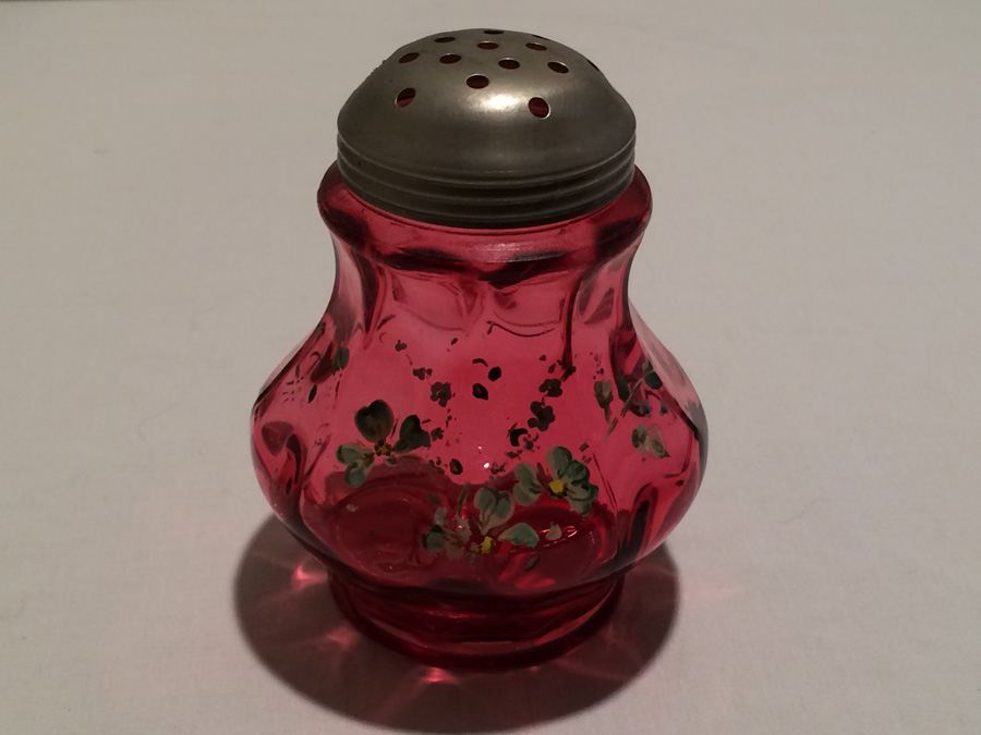 Hand Painted Glass Shaker Bottle [Photo 1]