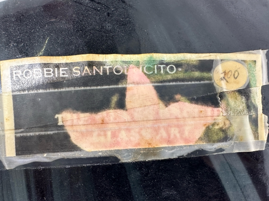 Signed Robbie Santolucito Iridescent Art Glass Bowl 17W X 3.5H [Photo 9]