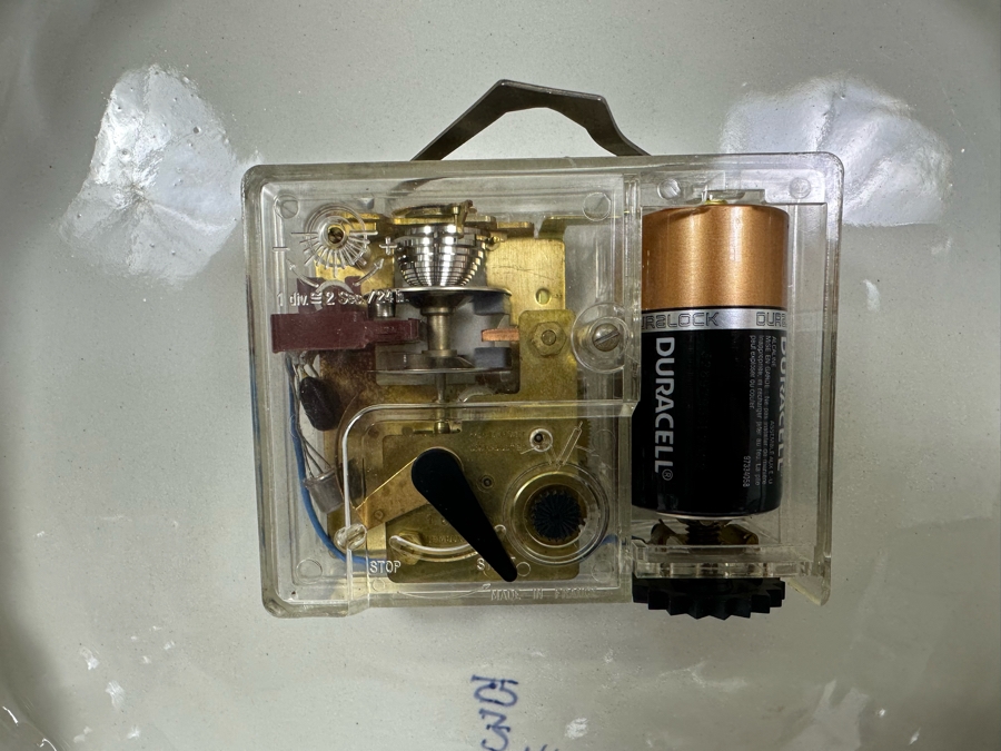 Collection Of Delft Blue Hand Painted Pieces Including Clock (Clock Starts But Eventually Stops) - See Photos [Photo 24]