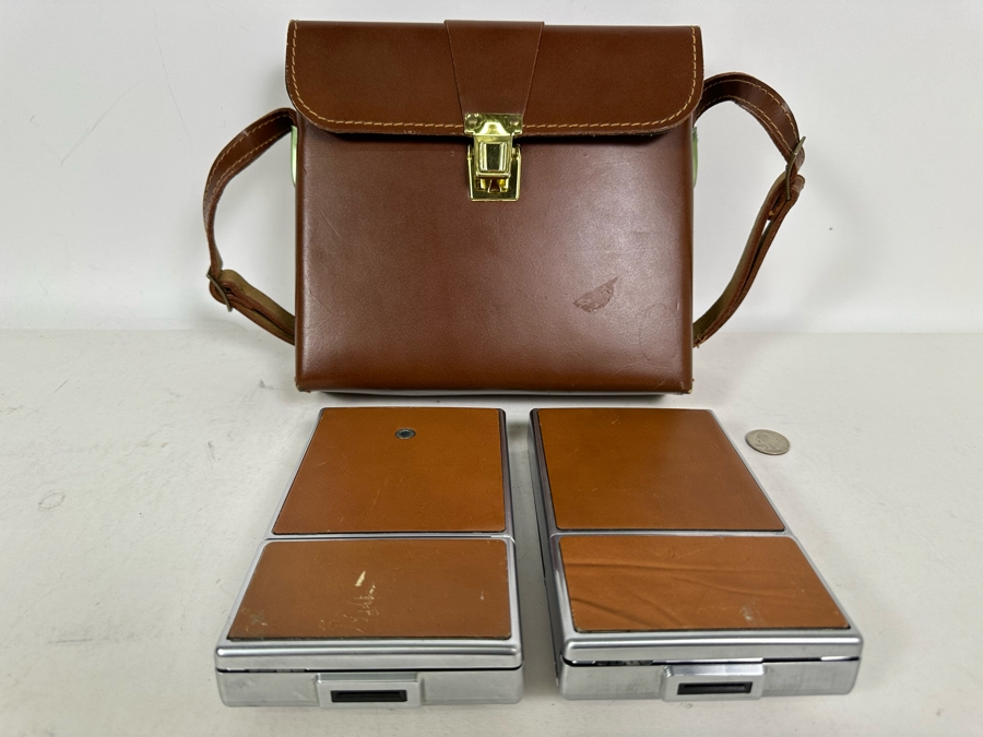 Pair Of Polaroid Instant Cameras With Camera Case [Photo 5]