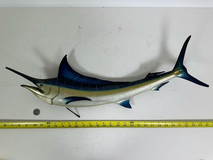 Small Plastic Sailfish Nautical Wall Decor 28W [Photo 2]
