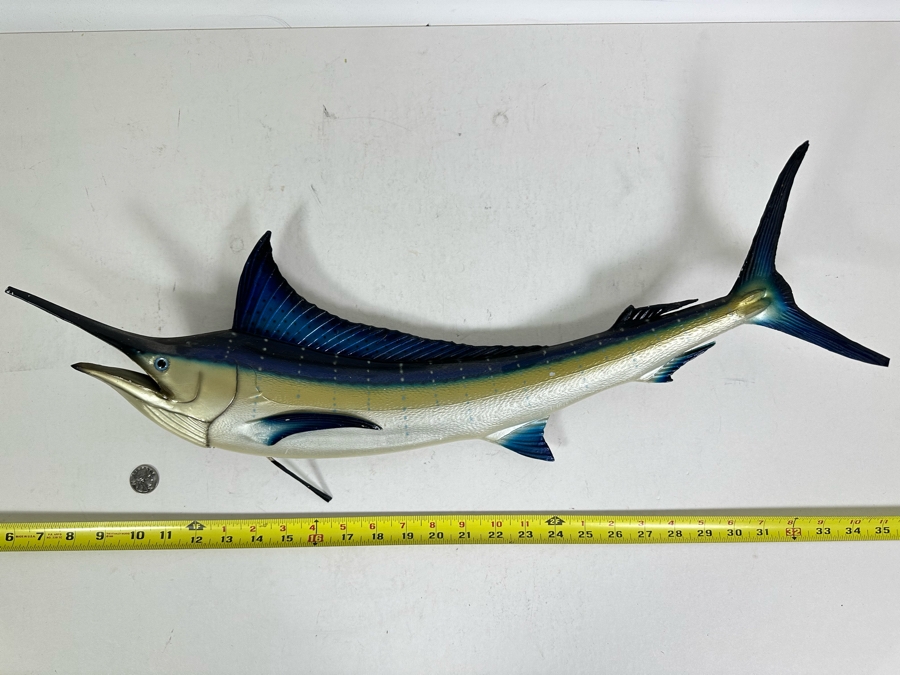 Small Plastic Sailfish Nautical Wall Decor 28W [Photo 4]