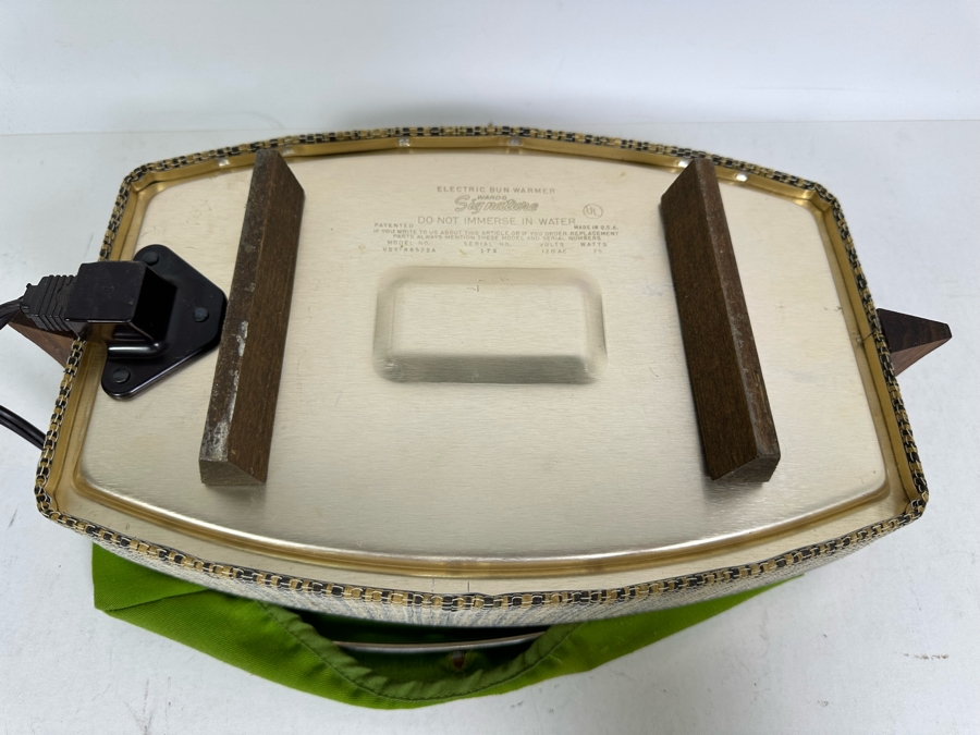 Mid-Century Modern Electric Bun Bread Warmer Wards Signature 14.5W X 9D X 4H [Photo 11]