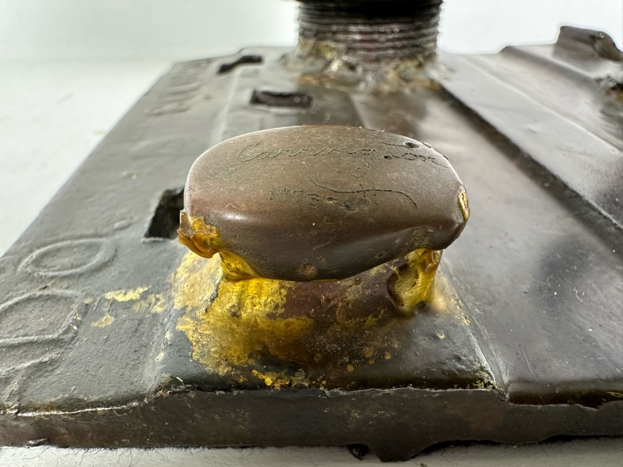 Raymond C. Carrington California Scrap Iron Railroad Sculpture Dated 1973 And Signed By Artist Fruit Growers Supply (FGS) Sunkist Corp 9W X 8D X 15H Estimate $1,000-$10,000 [Photo 13]