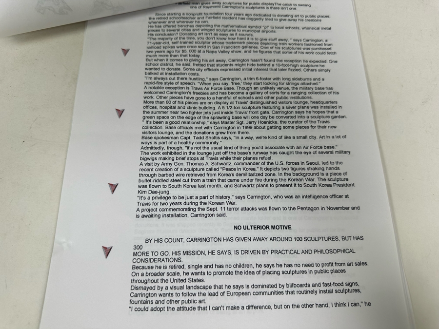 Raymond C. Carrington California Scrap Iron Railroad Sculpture Dated 1973 And Signed By Artist Fruit Growers Supply (FGS) Sunkist Corp 9W X 8D X 15H Estimate $1,000-$10,000 [Photo 25]