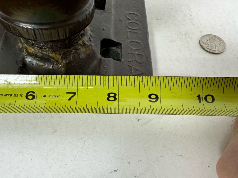 Raymond C. Carrington California Scrap Iron Railroad Sculpture Dated 1973 And Signed By Artist Fruit Growers Supply (FGS) Sunkist Corp 9W X 8D X 15H Estimate $1,000-$10,000 [Photo 19]