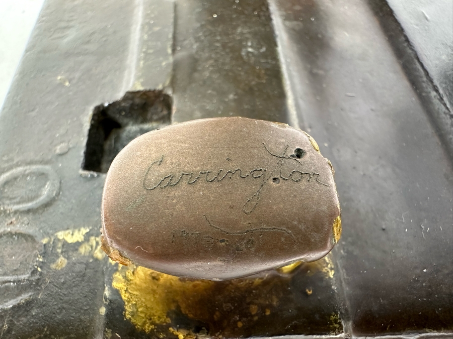 Raymond C. Carrington California Scrap Iron Railroad Sculpture Dated 1973 And Signed By Artist Fruit Growers Supply (FGS) Sunkist Corp 9W X 8D X 15H Estimate $1,000-$10,000 [Photo 12]