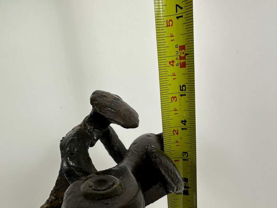 Raymond C. Carrington California Scrap Iron Railroad Sculpture Dated 1973 And Signed By Artist Fruit Growers Supply (FGS) Sunkist Corp 9W X 8D X 15H Estimate $1,000-$10,000 [Photo 21]