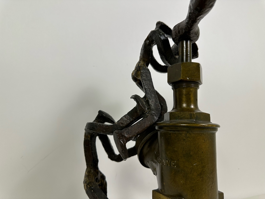 Raymond C. Carrington California Scrap Iron Railroad Sculpture Dated 1973 And Signed By Artist Fruit Growers Supply (FGS) Sunkist Corp 9W X 8D X 15H Estimate $1,000-$10,000 [Photo 18]