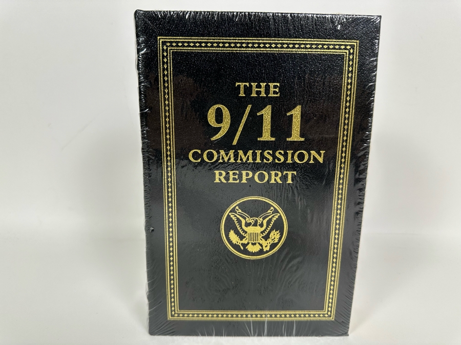 Easton Press Hardcover Book The 9/11 Commission Report Sealed (Plastic Seal Is Slightly Opened - See Photos) [Photo 2]