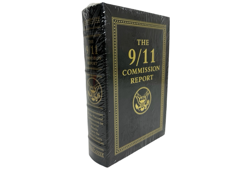 Easton Press Hardcover Book The 9/11 Commission Report Sealed (Plastic Seal Is Slightly Opened - See Photos) [Photo 1]