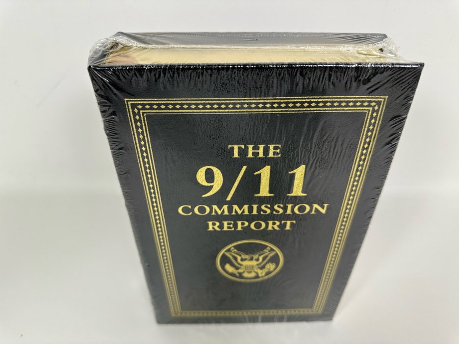 Easton Press Hardcover Book The 9/11 Commission Report Sealed (Plastic Seal Is Slightly Opened - See Photos) [Photo 3]