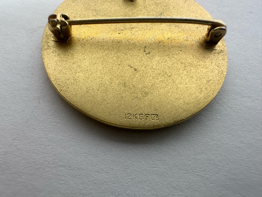 Vintage Gold-Filled General Dynamics 30 Year Employee Pin / Pendant, Gold-Filled General Dynamics 15 Year Employee Tie Clip And Gold-Filled Aerospace Pin [Photo 6]