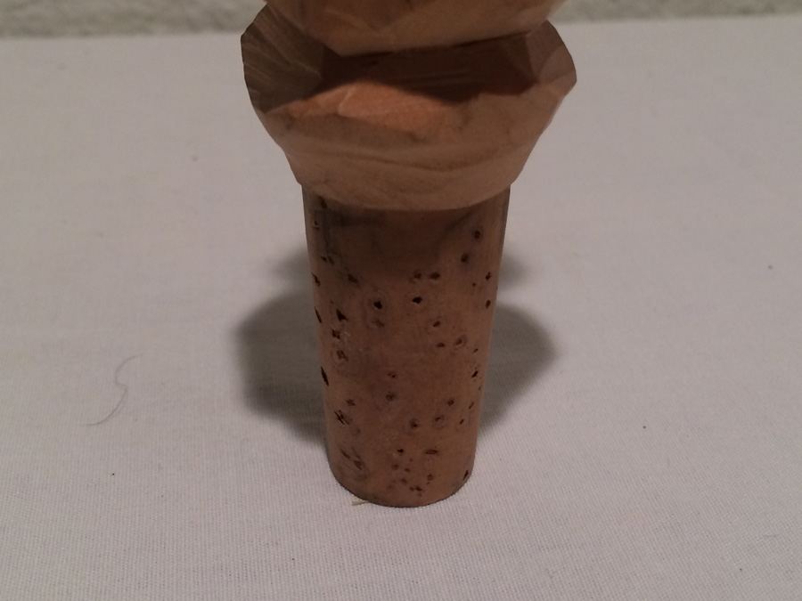 Intricately Carved Man Wine Stopper [Photo 9]