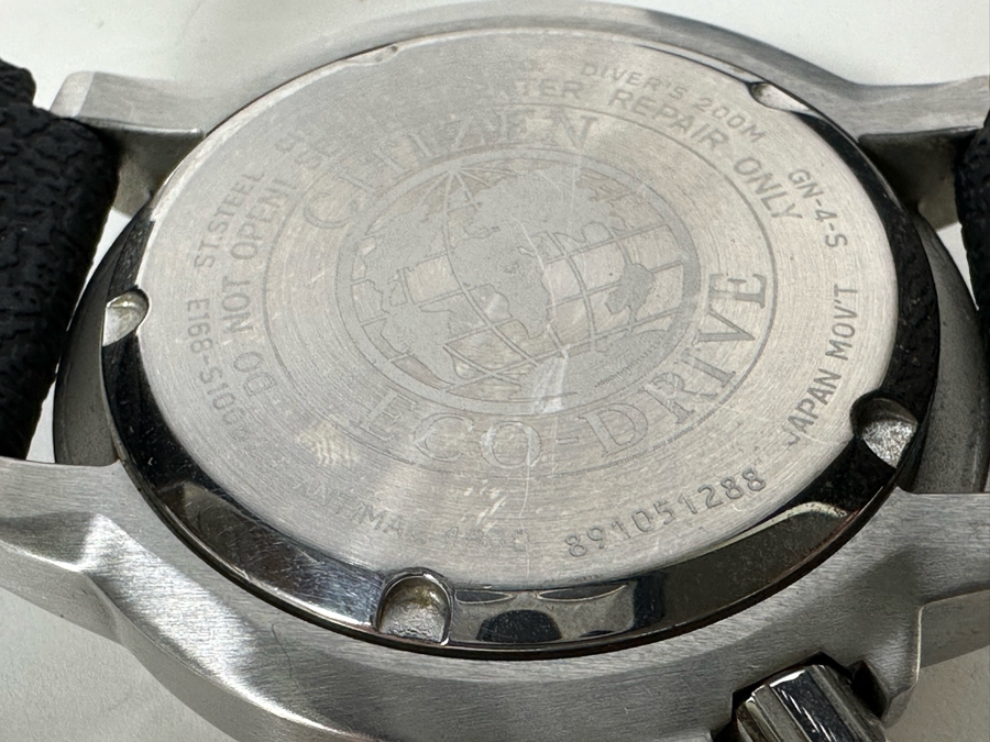 Citizen Diver's 200M Watch GN-4-S In Original Box Mint Condition Eco-Drive [Photo 8]