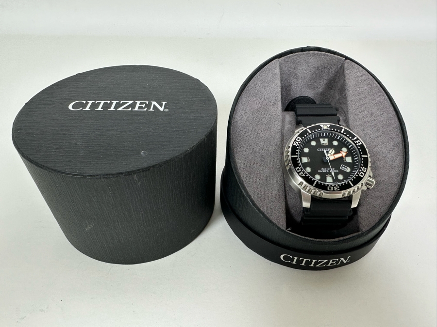 Citizen Diver's 200M Watch GN-4-S In Original Box Mint Condition Eco-Drive [Photo 2]