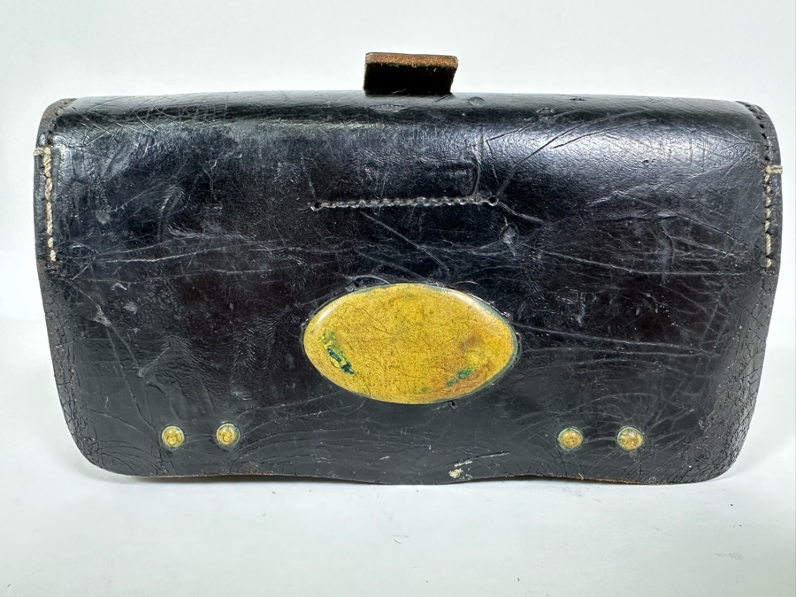Antique 1871 U.S. Military Leather Cartridge Belt With Post Civil War Shells 8W X 2D X 4.5H [Photo 3]