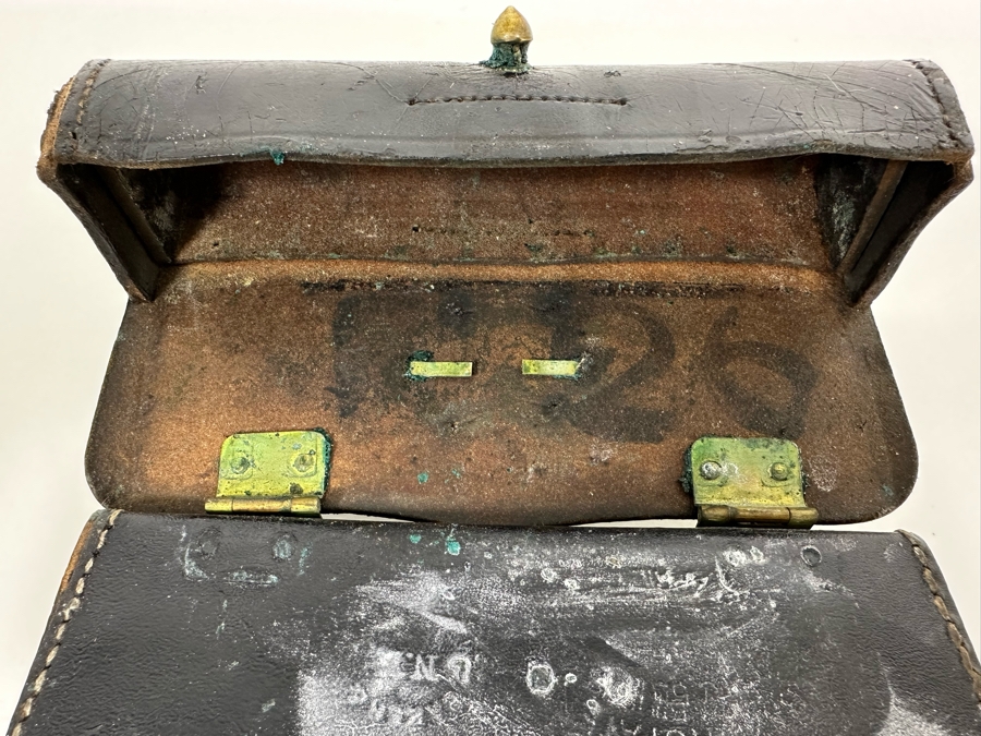 Antique 1871 U.S. Military Leather Cartridge Belt With Post Civil War Shells 8W X 2D X 4.5H [Photo 9]