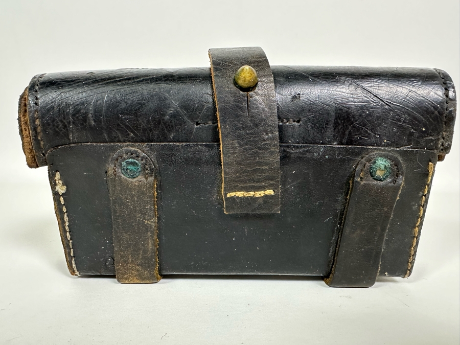 Antique 1871 U.S. Military Leather Cartridge Belt With Post Civil War Shells 8W X 2D X 4.5H [Photo 2]