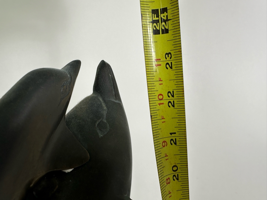 Decorative Metal Dolphin Sculpture 23H [Photo 10]