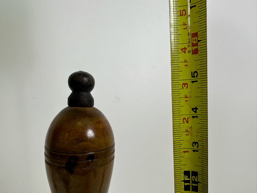 Large Decorative Captain's Bell With Wooden Handle Working Made In India 15.5H [Photo 6]