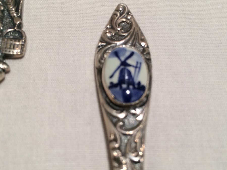 Lot of 7 Silver Vintage Souvenir Spoons [Photo 14]