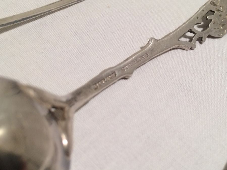 Lot of 7 Silver Vintage Souvenir Spoons [Photo 19]