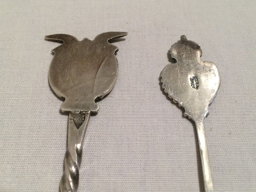 Lot of 7 Silver Vintage Souvenir Spoons [Photo 17]