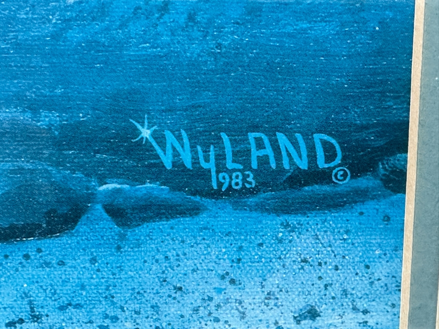 Hand Signed Robert Wyland Print 22 X 29 Framed 29 X 36 [Photo 4]
