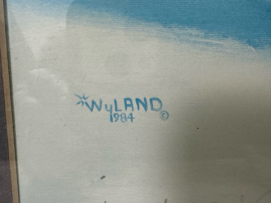 Hand Signed Robert Wyland Print 15 X 19 Framed 22.5 X 26.5 [Photo 4]