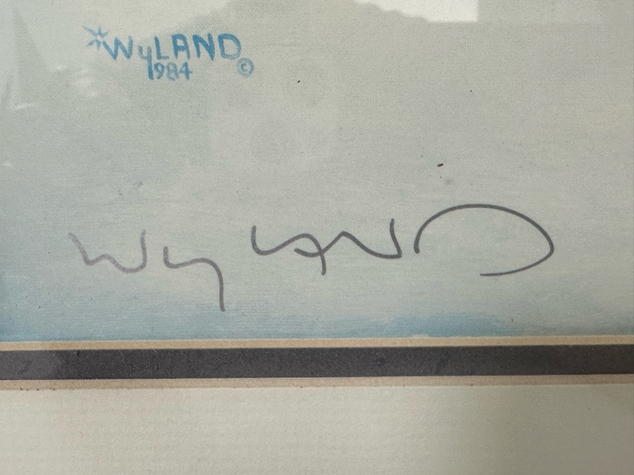 Hand Signed Robert Wyland Print 15 X 19 Framed 22.5 X 26.5 [Photo 5]