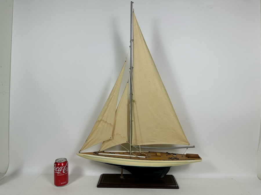 Decorative Wooden Sailing Ship Model 24W X 35H [Photo 7]