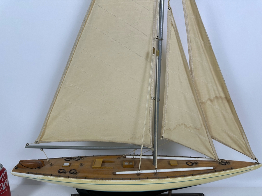 Decorative Wooden Sailing Ship Model 24W X 35H [Photo 4]
