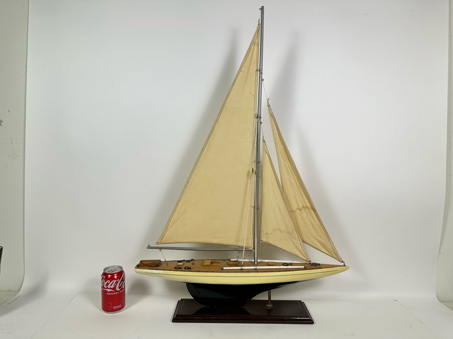 Decorative Wooden Sailing Ship Model 24W X 35H [Photo 2]