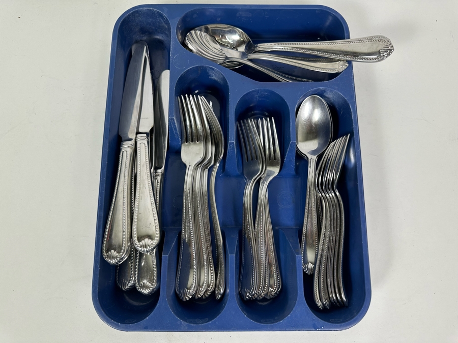 LENOX Stainless Steel Flatware Set Apx Service For 12 [Photo 2]