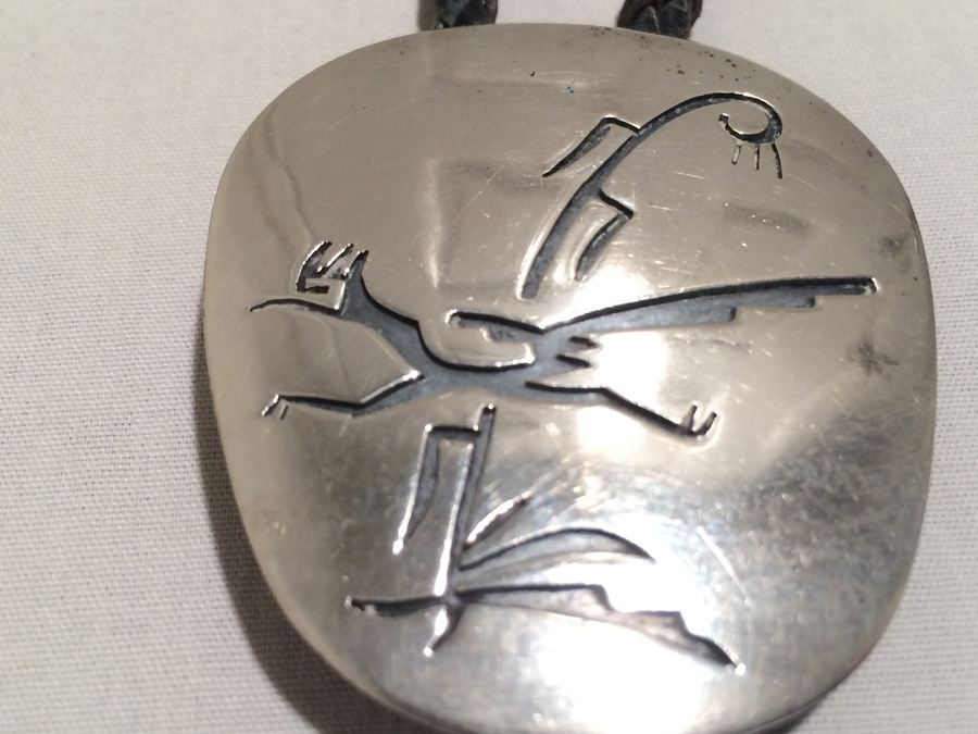 Sterling Silver Bolo Roadrunner [Photo 3]