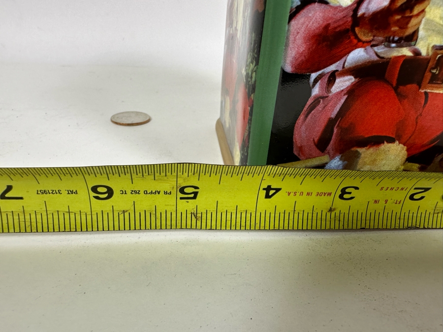 Santa Claus Drinking Coca-Cola Stoneware Cannister 4W X 7H [Photo 4]