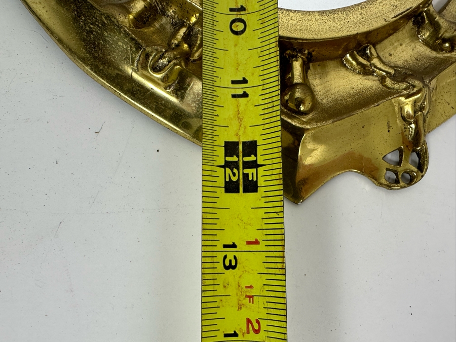 Nautical Brass Wall Mirror 11W X 12H [Photo 6]