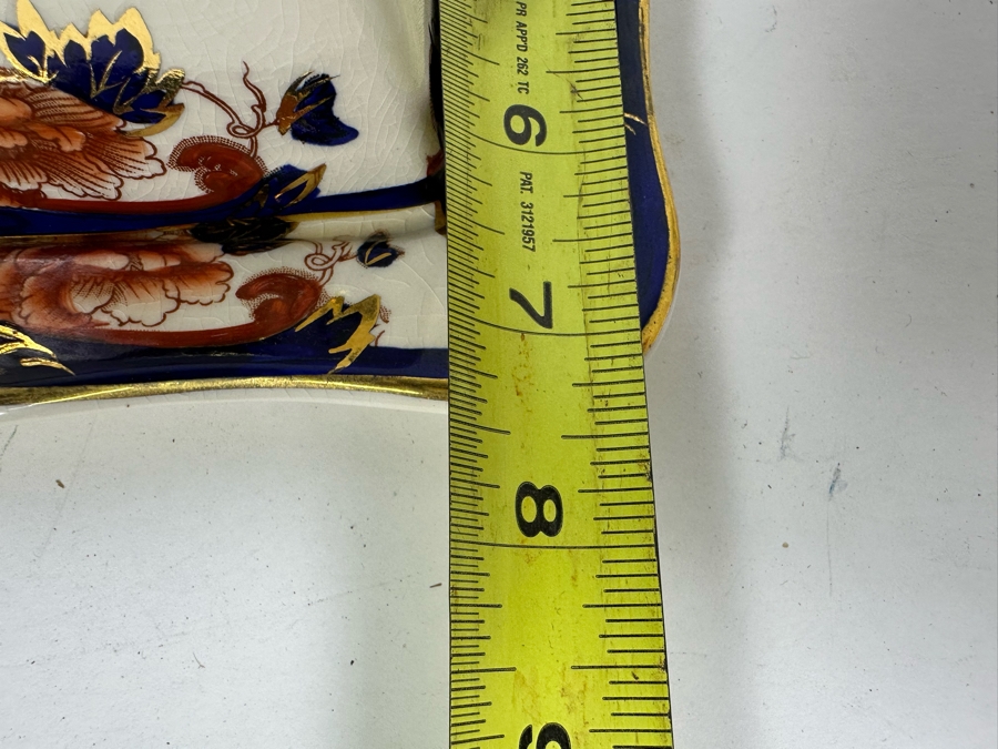 Mason's Ironstone Mandalay Pattern Blue Multicolor Gravy Boat With Underplate, Mini Teapot & Cheese Dish With Lid (Wedge) Made In England Replacements Value $558 [Photo 9]