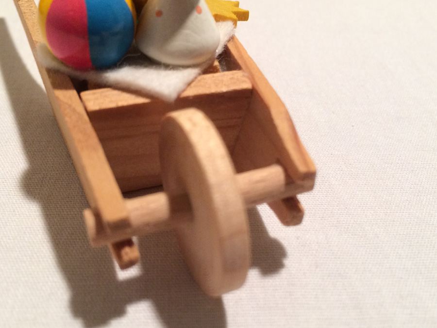 Vintage Lot Includes Cast Iron Figures on Bench and Wooden Figures [Photo 15]