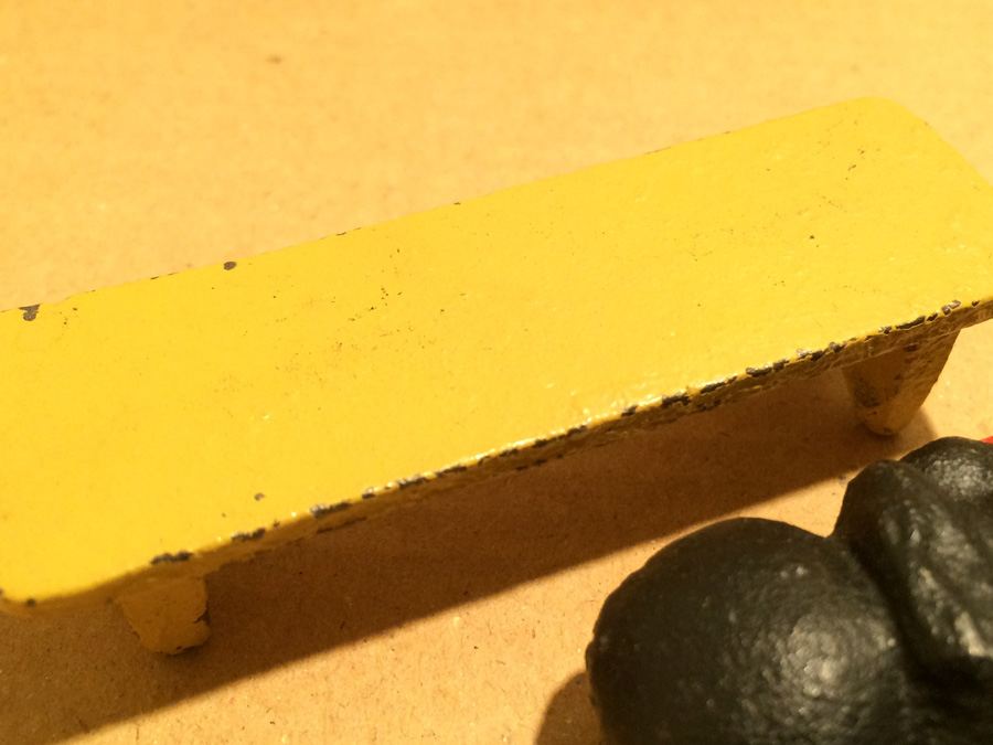 Vintage Lot Includes Cast Iron Figures on Bench and Wooden Figures [Photo 10]