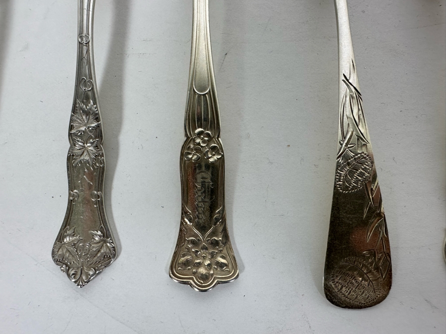 Sterling Silver Spoon Collection Of Various Makers 359.5g [Photo 9]