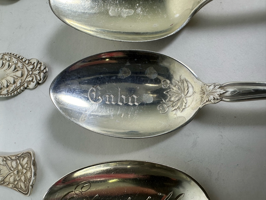 Sterling Silver Spoon Collection Of Various Makers 359.5g [Photo 11]