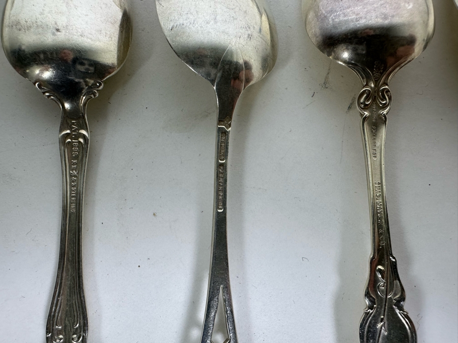 Sterling Silver Spoon Collection Of Various Makers 359.5g [Photo 19]
